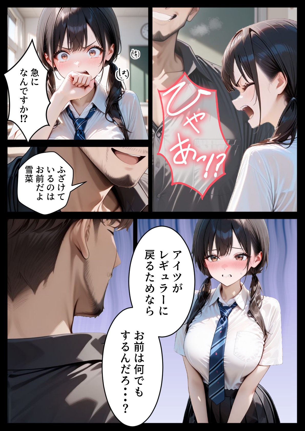 クズ教師に寝取られた巨乳J◯ 〜完堕ちセックス〜25