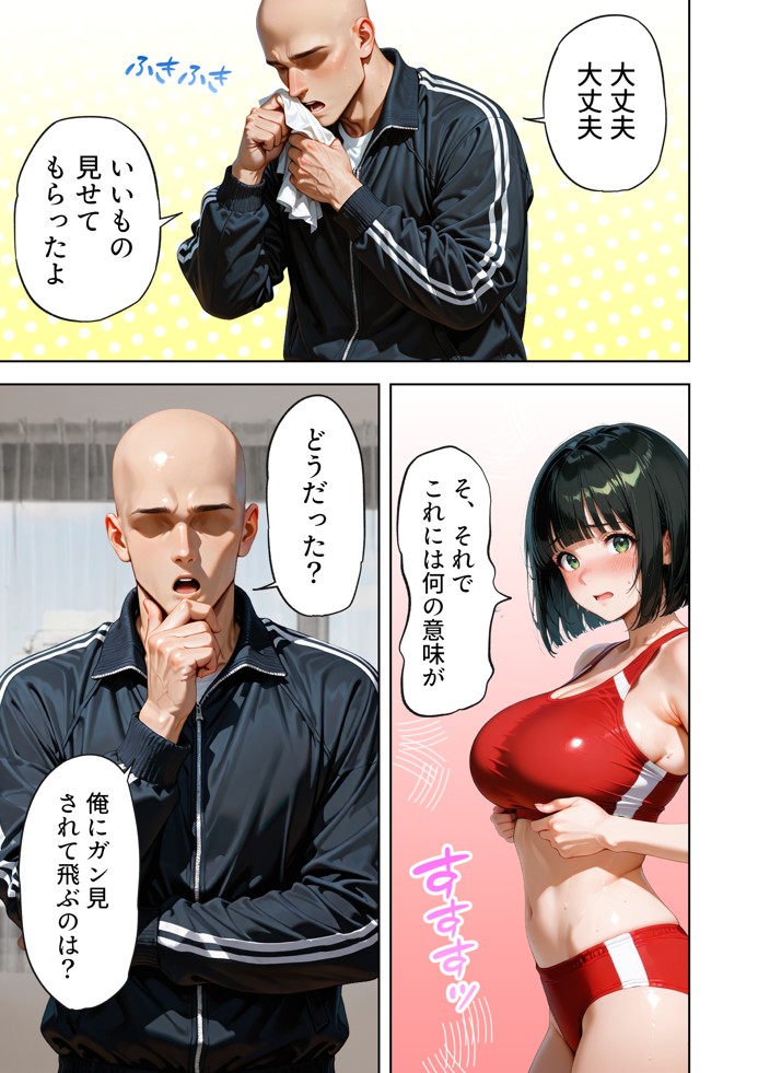 巨乳が暴れて走れませんッ！ 補欠落ちした陸上部元エースがコーチに秘密の特訓を指導してもらう話41