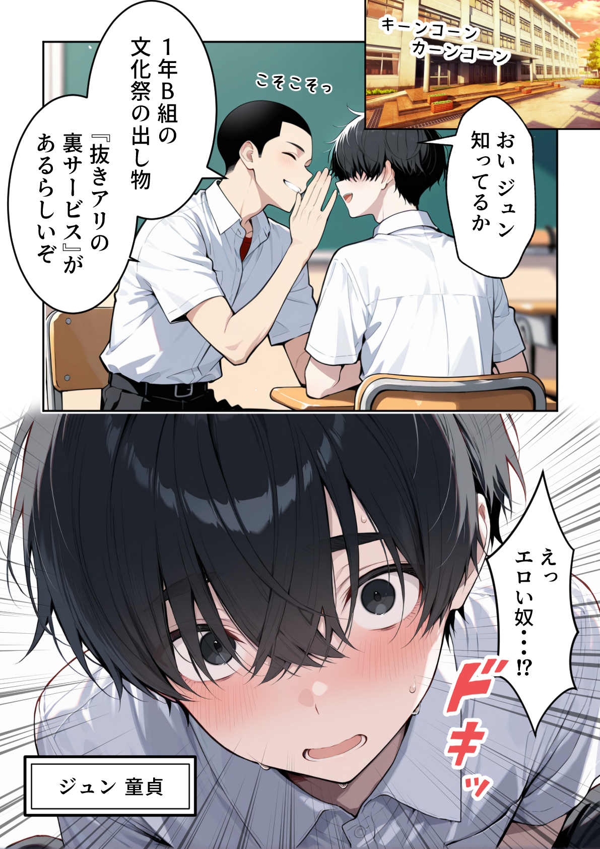 文化祭えっち JKの個室マッサージ喫茶で裏オプ甘々SEX（はーと）12
