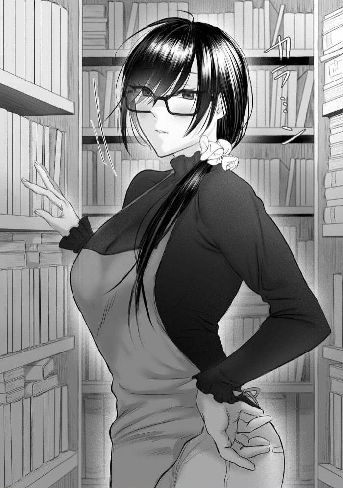 古書店のお姉さんにマゾなのを見抜かれて調教される話 前編2