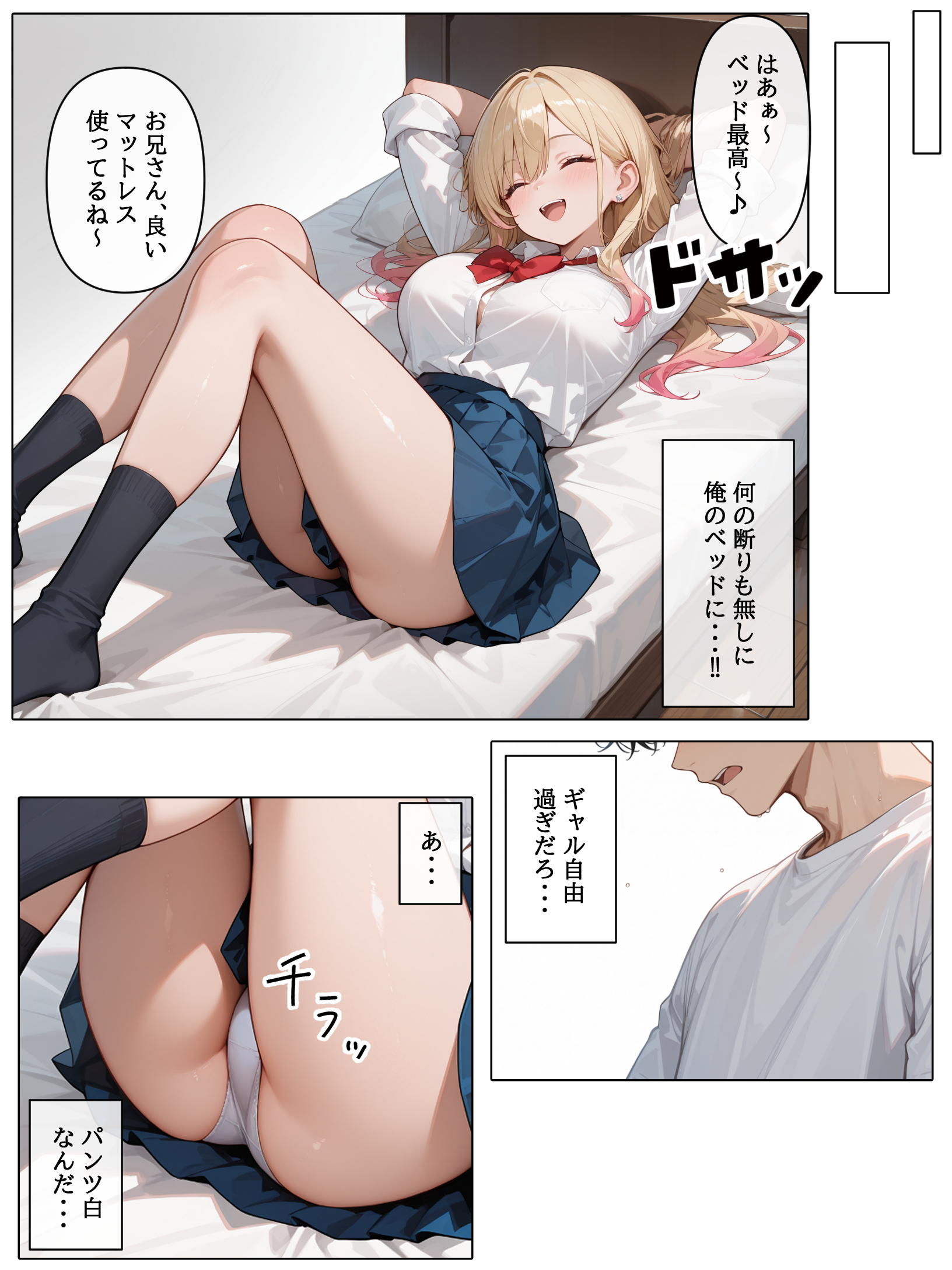 ラブドール頼んだら、白ギャルJKが来た12