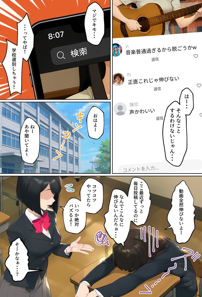 【裏実話】承認欲求に負けた歌好き陰キャkana.（18）、エロ垢転生で担任に身バレ→人生終了のお知らせ?（＾o＾）/www20