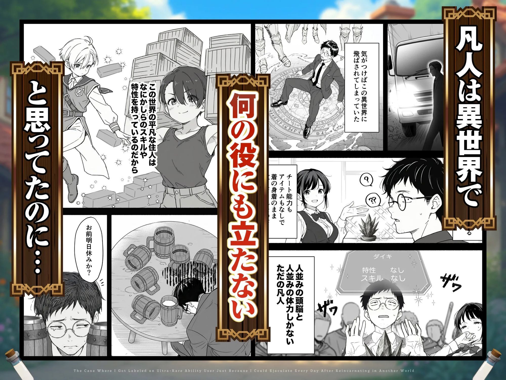 異世界転生したら毎日射精できるというだけで激レア能力者認定された件2