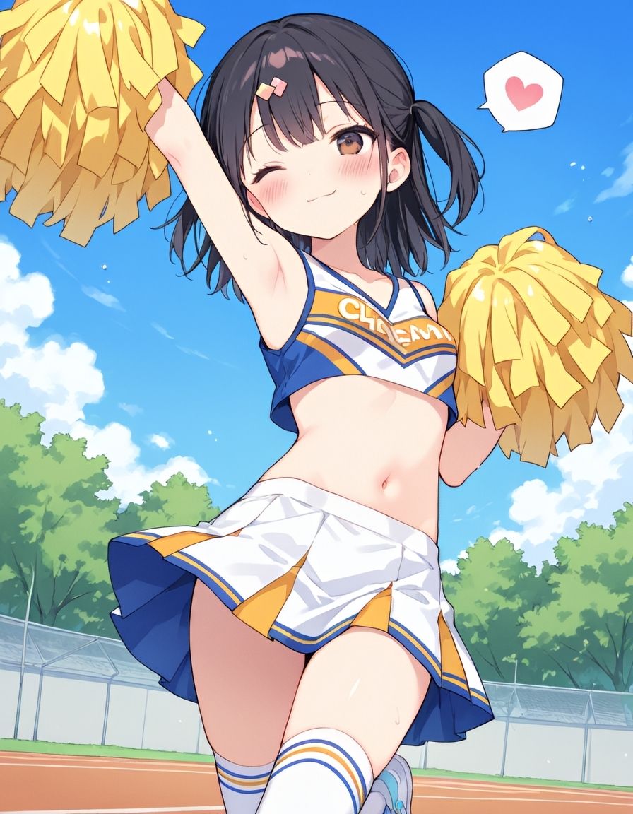 『黒髪ちゃんはえっちな運動も大得意。vol.2』-チアガールと、秘密の保健室-2