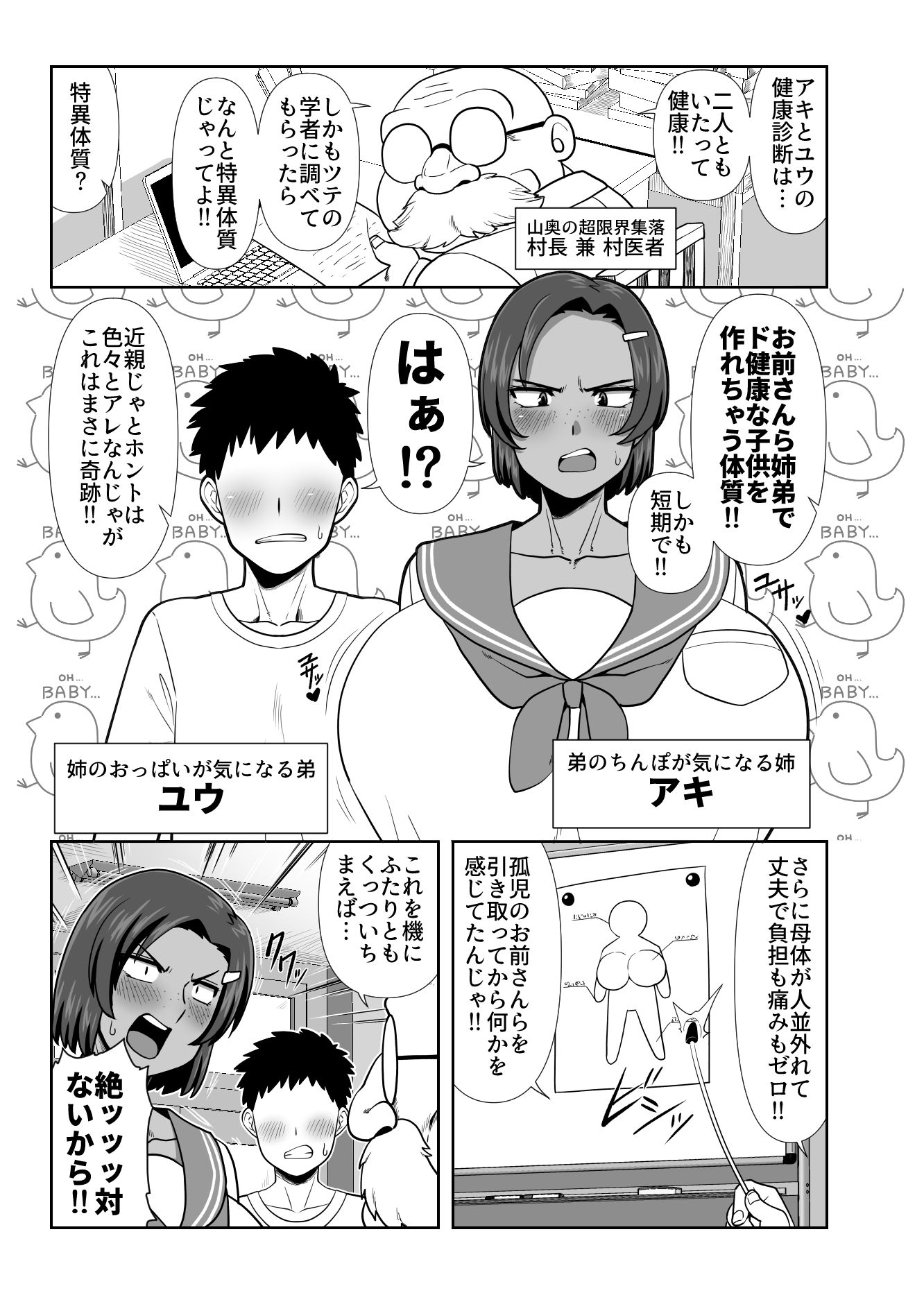 仲の悪い姉と弟が発情したサルみたいに交尾しまくる本。2