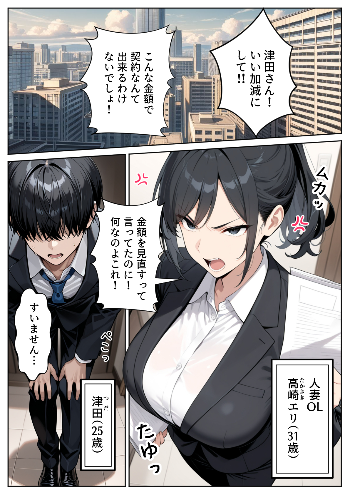 取引先の人妻OLを催●アプリで寝取りました12
