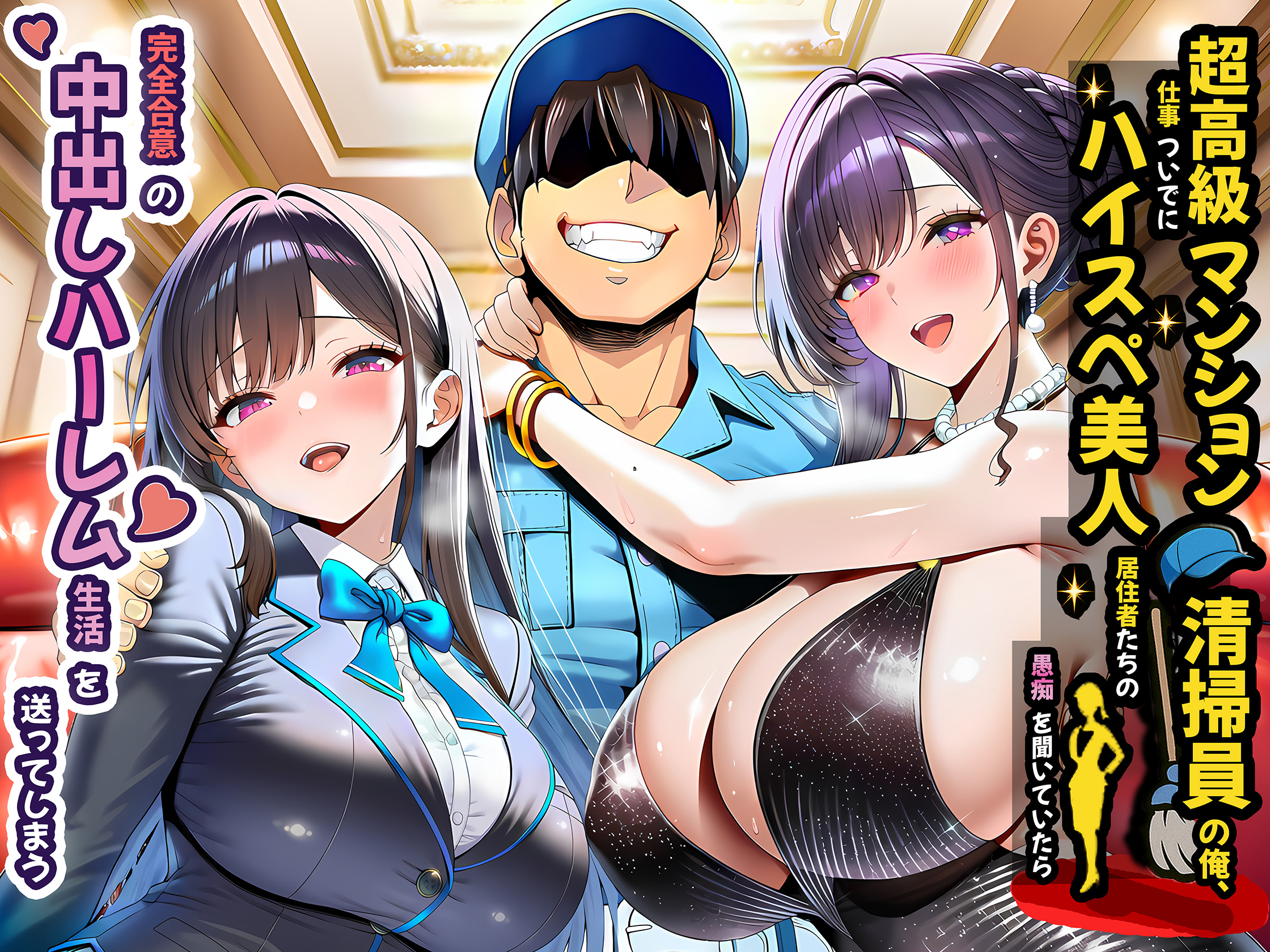 超高級マンション清掃員の俺、仕事ついでにハイスペ美人居住者たちの愚痴を聞いていたら完全合意の中出しハーレム生活を送ってしまう12