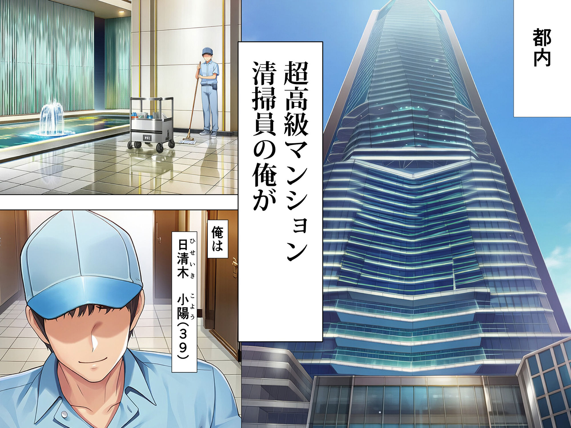 超高級マンション清掃員の俺、仕事ついでにハイスペ美人居住者たちの愚痴を聞いていたら完全合意の中出しハーレム生活を送ってしまう2