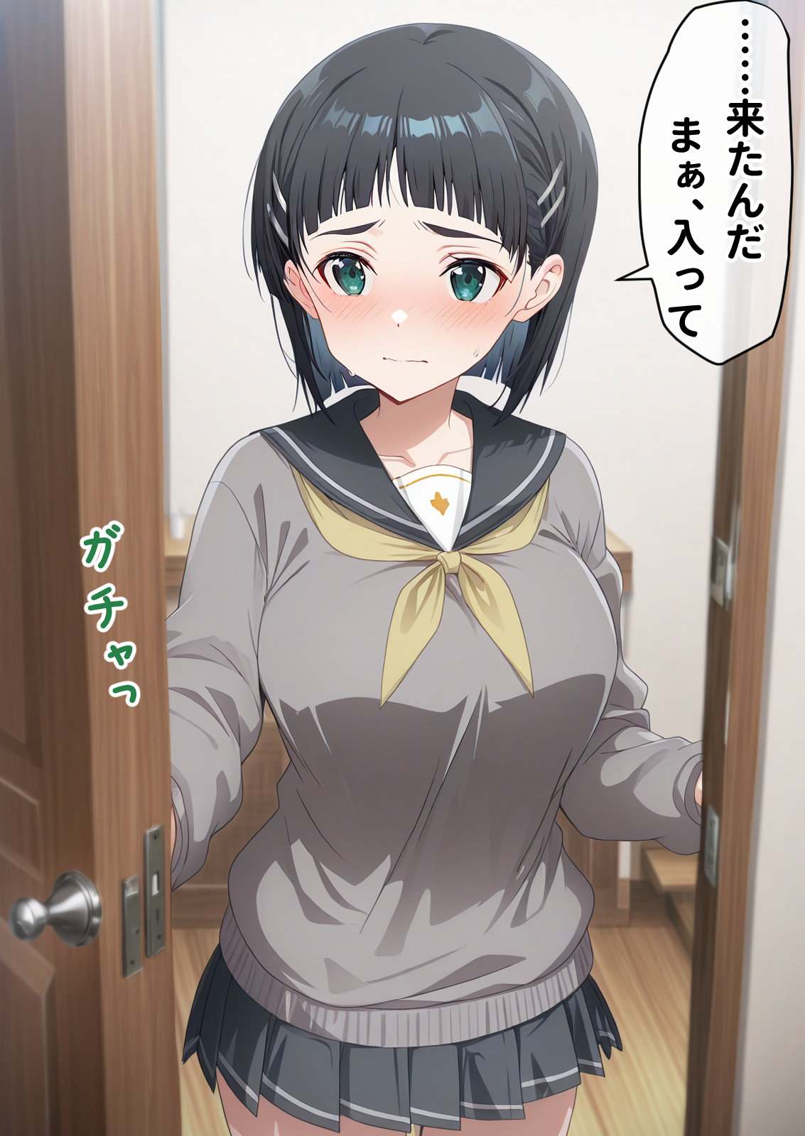 寝取られ堕ちるヒロイン SA〇 直葉 -無防備ま◯こをタダでヲタクが使わせて貰う話-15