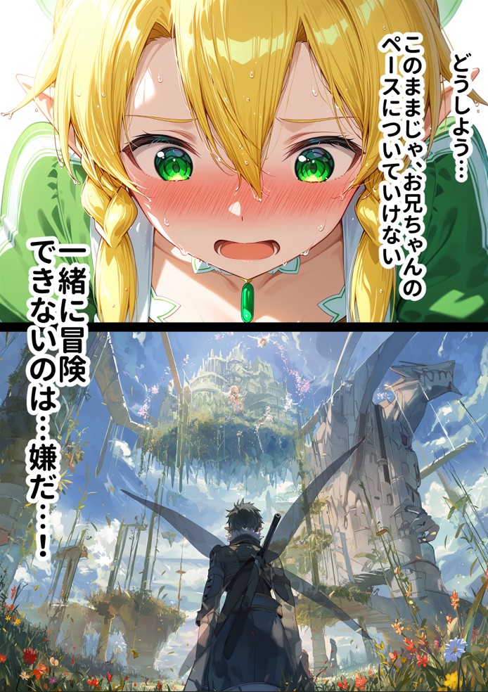 寝取られ堕ちるヒロイン SA〇 直葉 -無防備ま◯こをタダでヲタクが使わせて貰う話-29