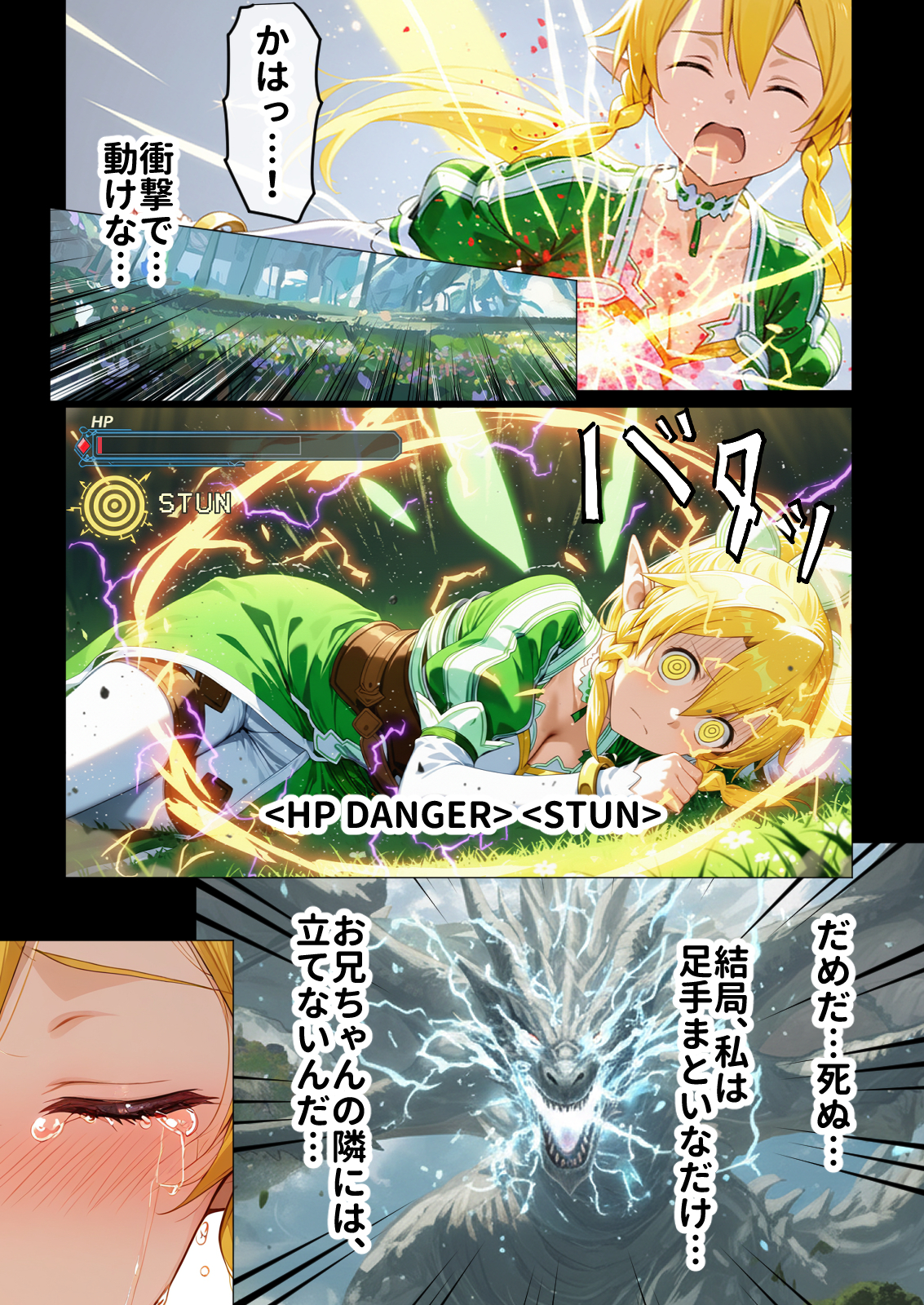 寝取られ堕ちるヒロイン SA〇 直葉 -無防備ま◯こをタダでヲタクが使わせて貰う話-43