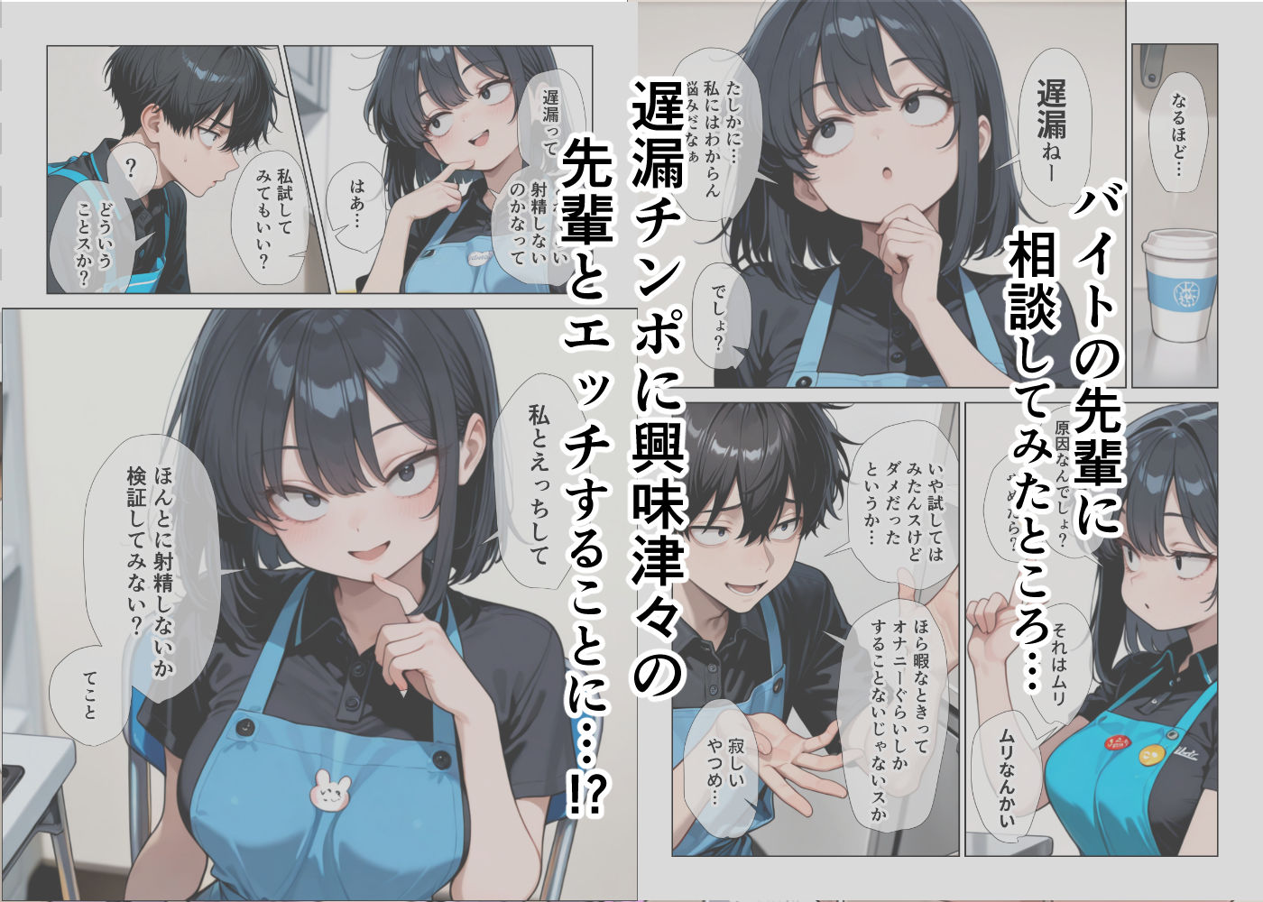 オナニーしすぎて遅漏の俺が先輩の執拗なキスハメと中出し懇願で暴発させられた挙句イキ癖つけられて早漏になっちゃった話3