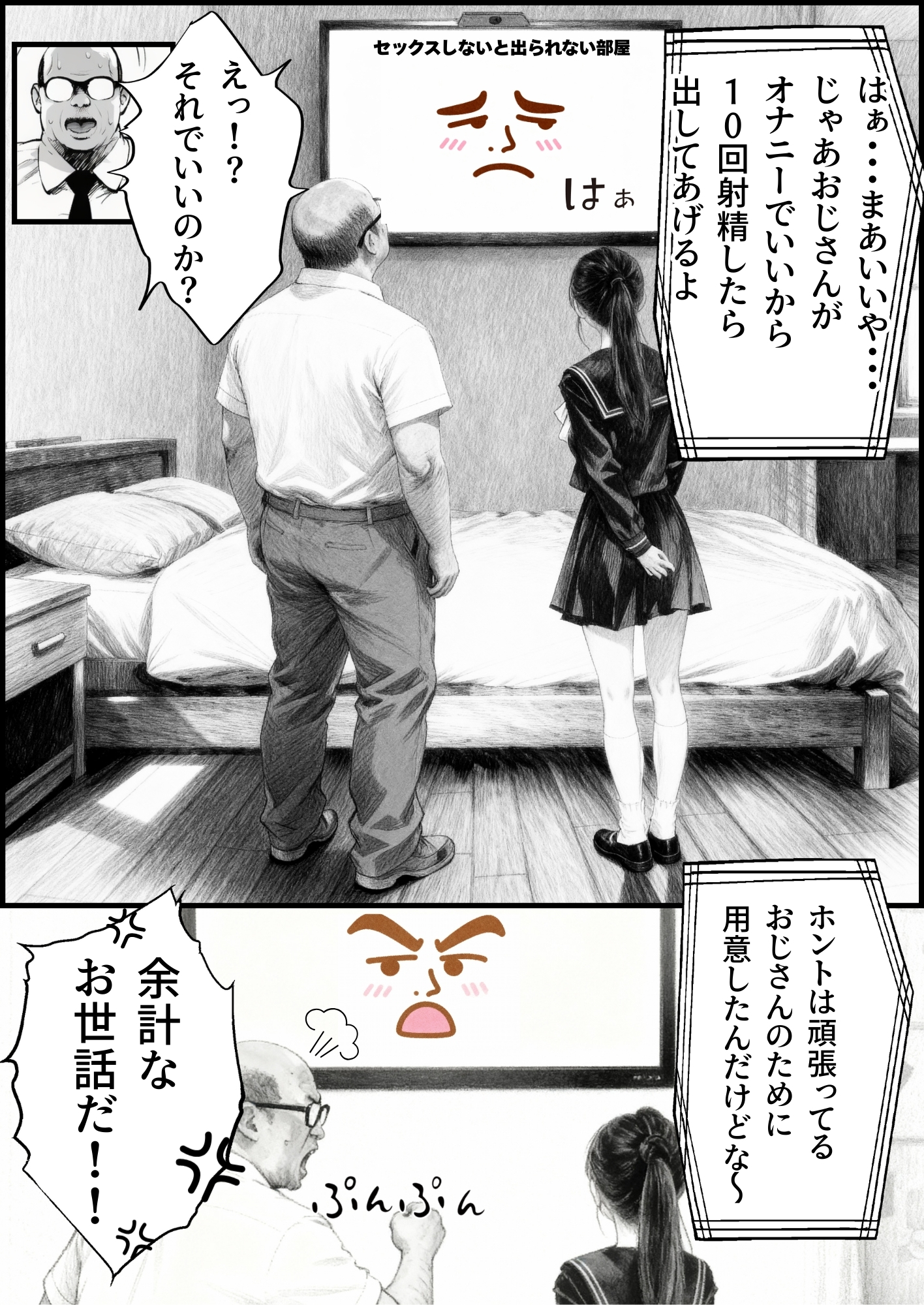 セックスしないと出られない部屋に娘の親友と閉じ込められたんだが・・・21