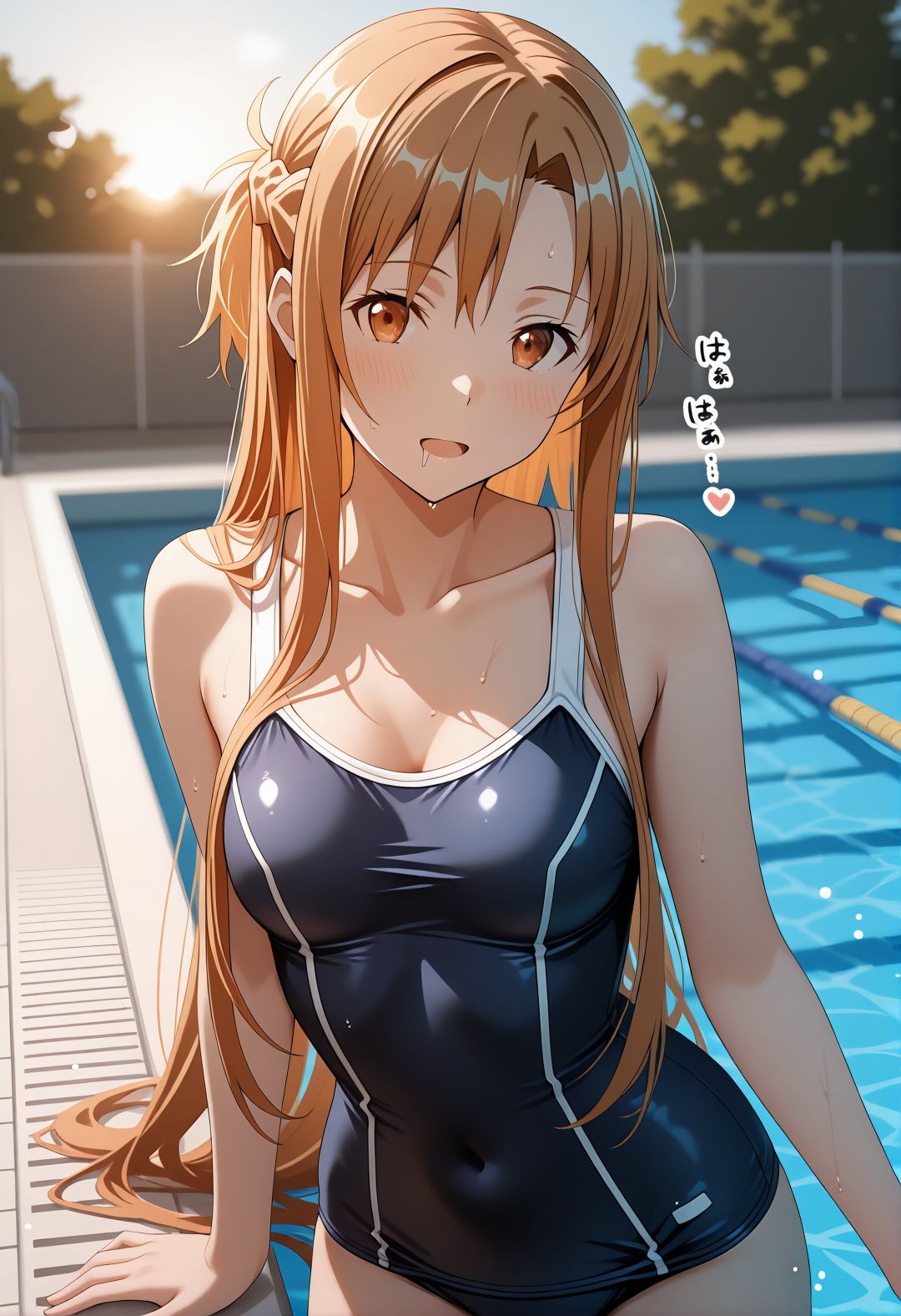 【242枚】ア〇ナ催●学園性活〜結城明〇奈が教室・プール・トイレで完全服従イチャラブ調教〜6