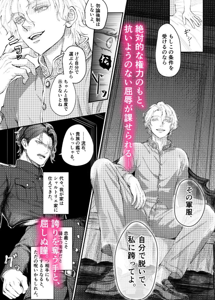 『貴方に従い、貴様に抗う。』〜絶対に堕ちない気高い剣聖が、交換条件で嫌いな主君に屈辱的に犯される漫画〜【初夜編】4