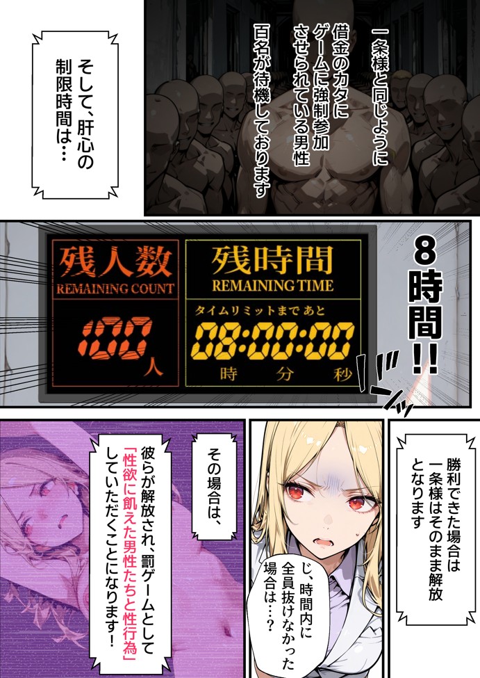 ホス狂い女社長、おち〇ぽ100本抜かないと出られない部屋、全員抜くまで帰れません!31