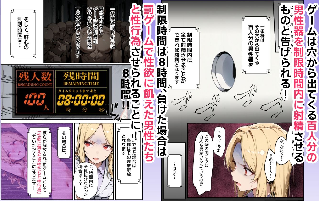 ホス狂い女社長、おち〇ぽ100本抜かないと出られない部屋、全員抜くまで帰れません!5