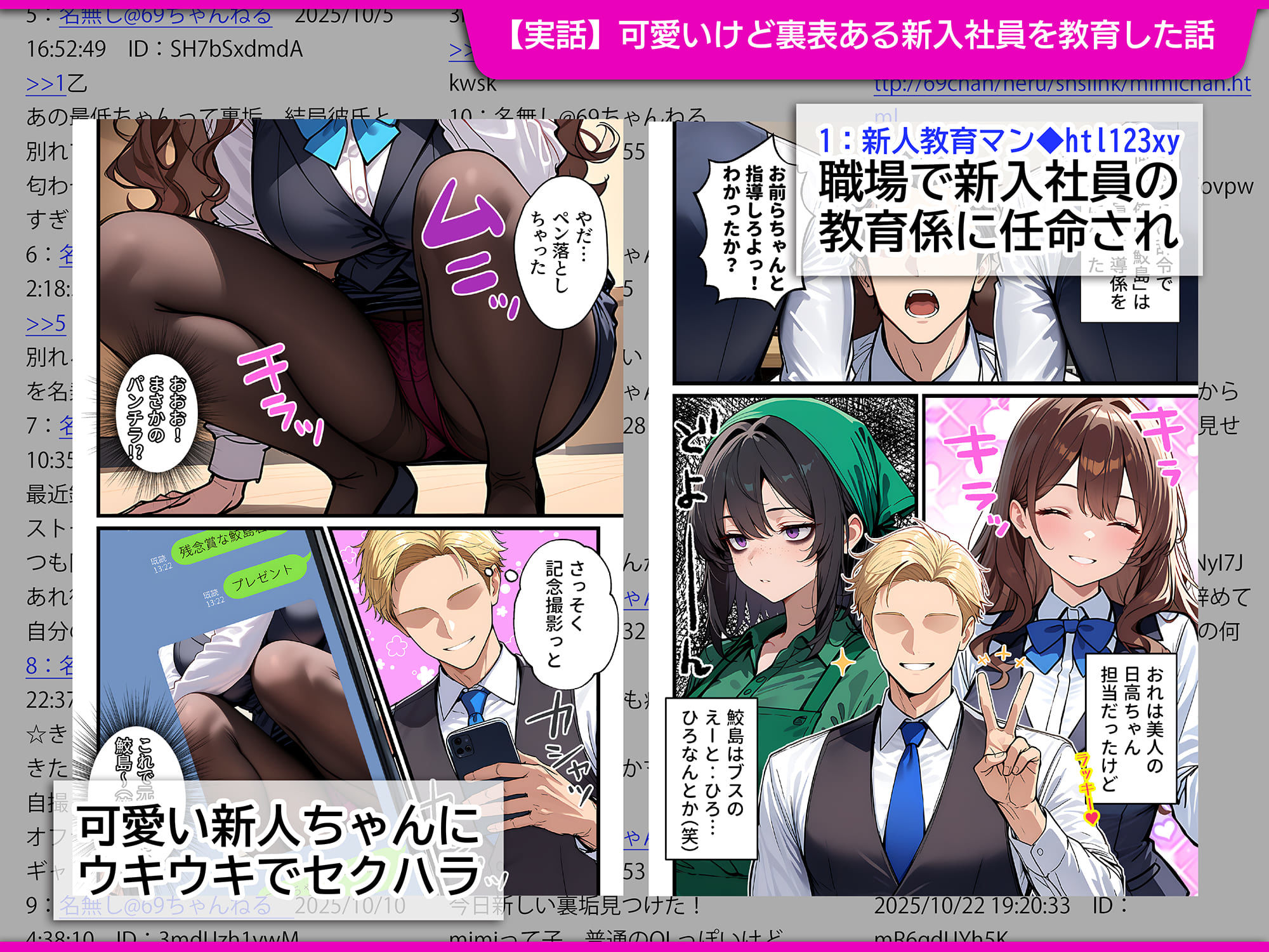 地味でブスだと思ってた新人清掃員の裏垢特定 粘着SEXで彼氏と別れさせた物語 裏ルート2