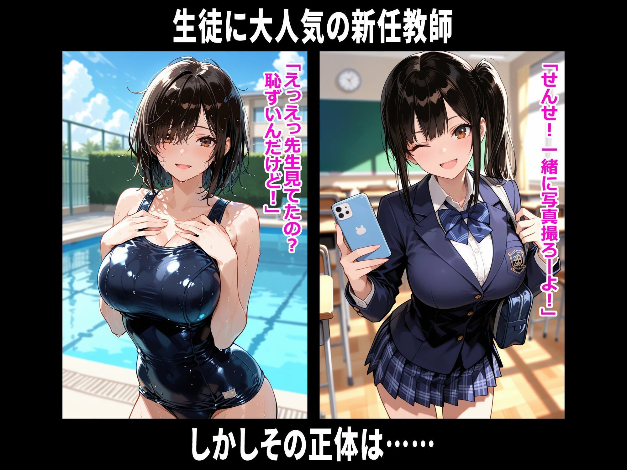 巨乳学園レ〇プ事件被害者録Vol.2 即出し2コマ2