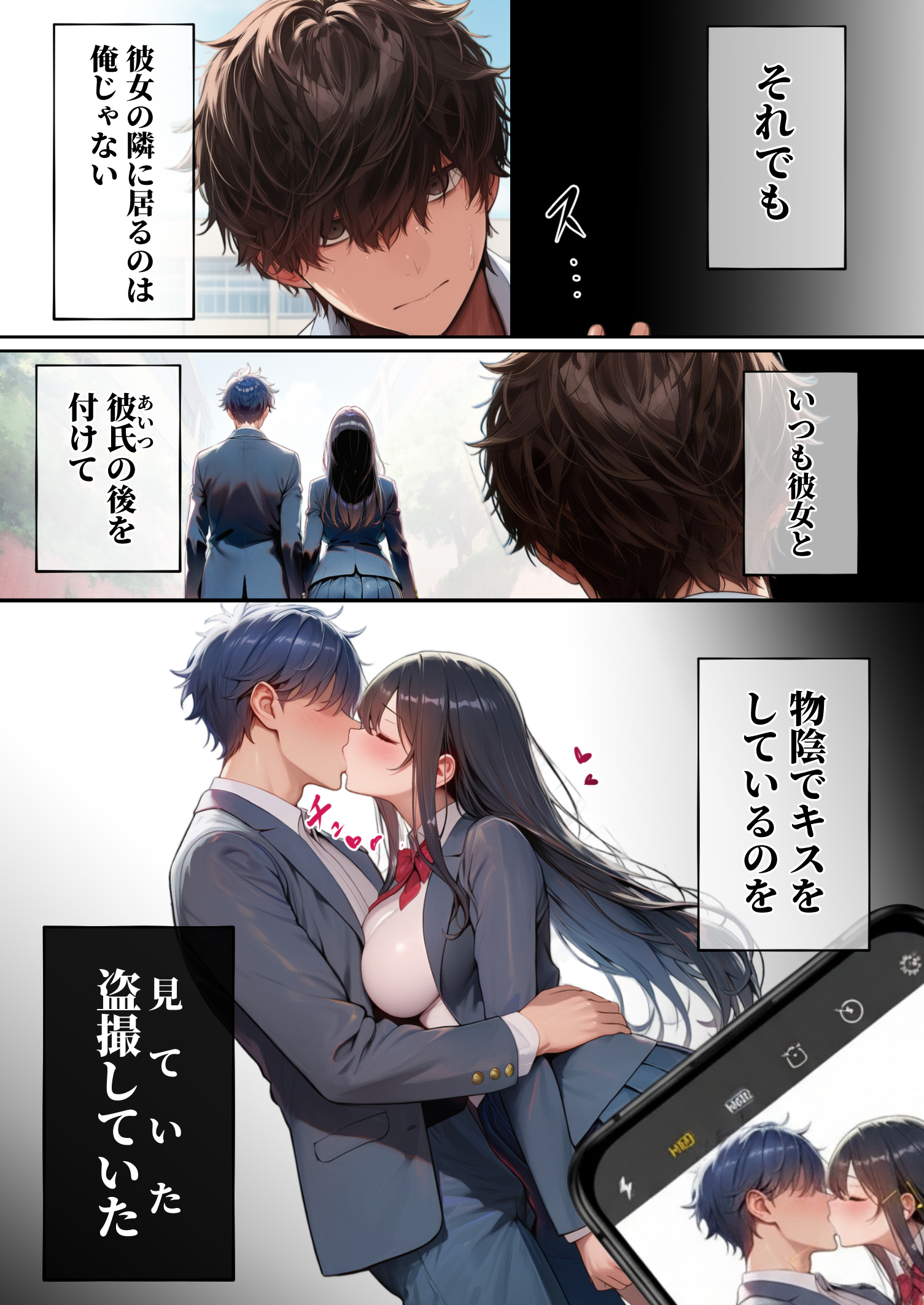 同じクラスの巨乳黒髪女神の心に空いた穴をオレの穢れた巨根でアナウメする話14