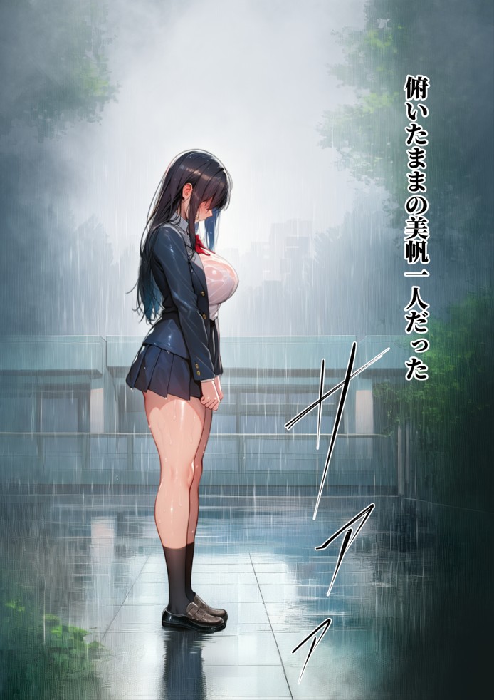 同じクラスの巨乳黒髪女神の心に空いた穴をオレの穢れた巨根でアナウメする話20