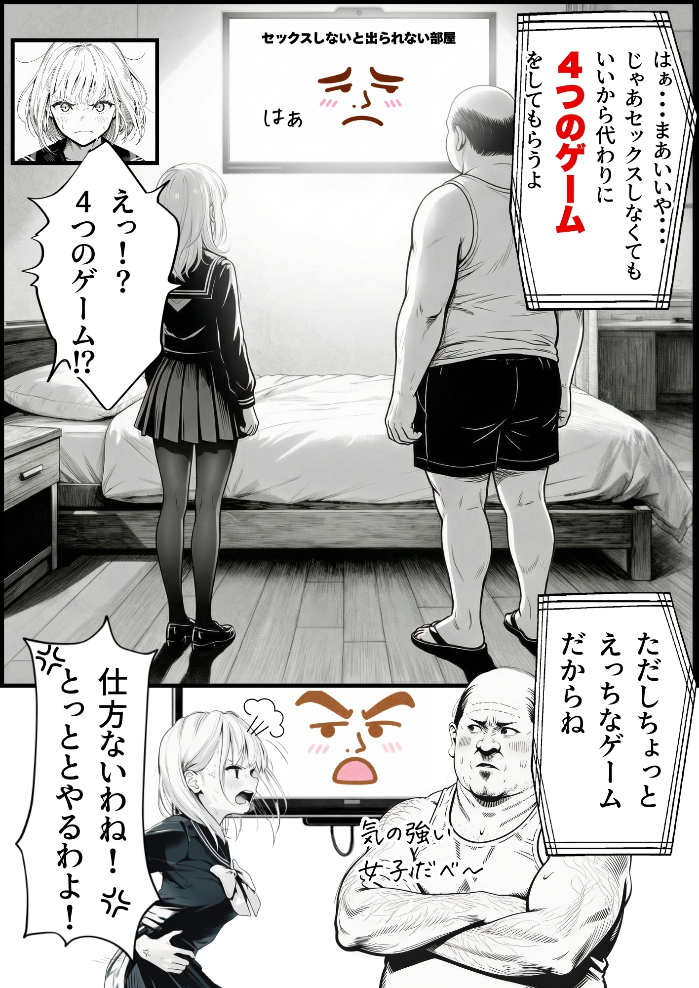セックスしないと出られない部屋に親友のパパと閉じ込められたんですけど〜！？20