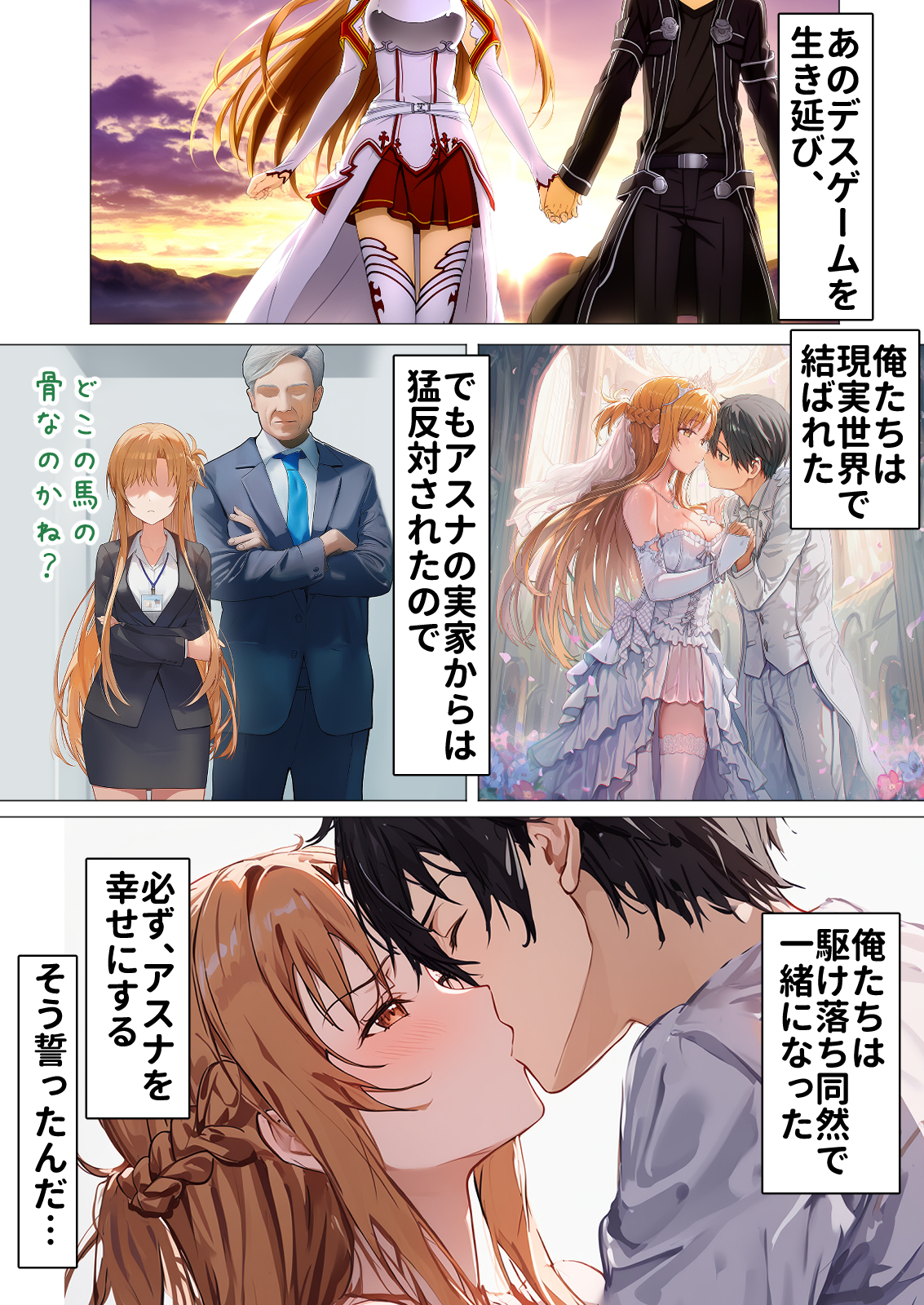 【総集編】SAOアスナ 寝取られ堕ちるヒロイン【1〜5巻】+新規113