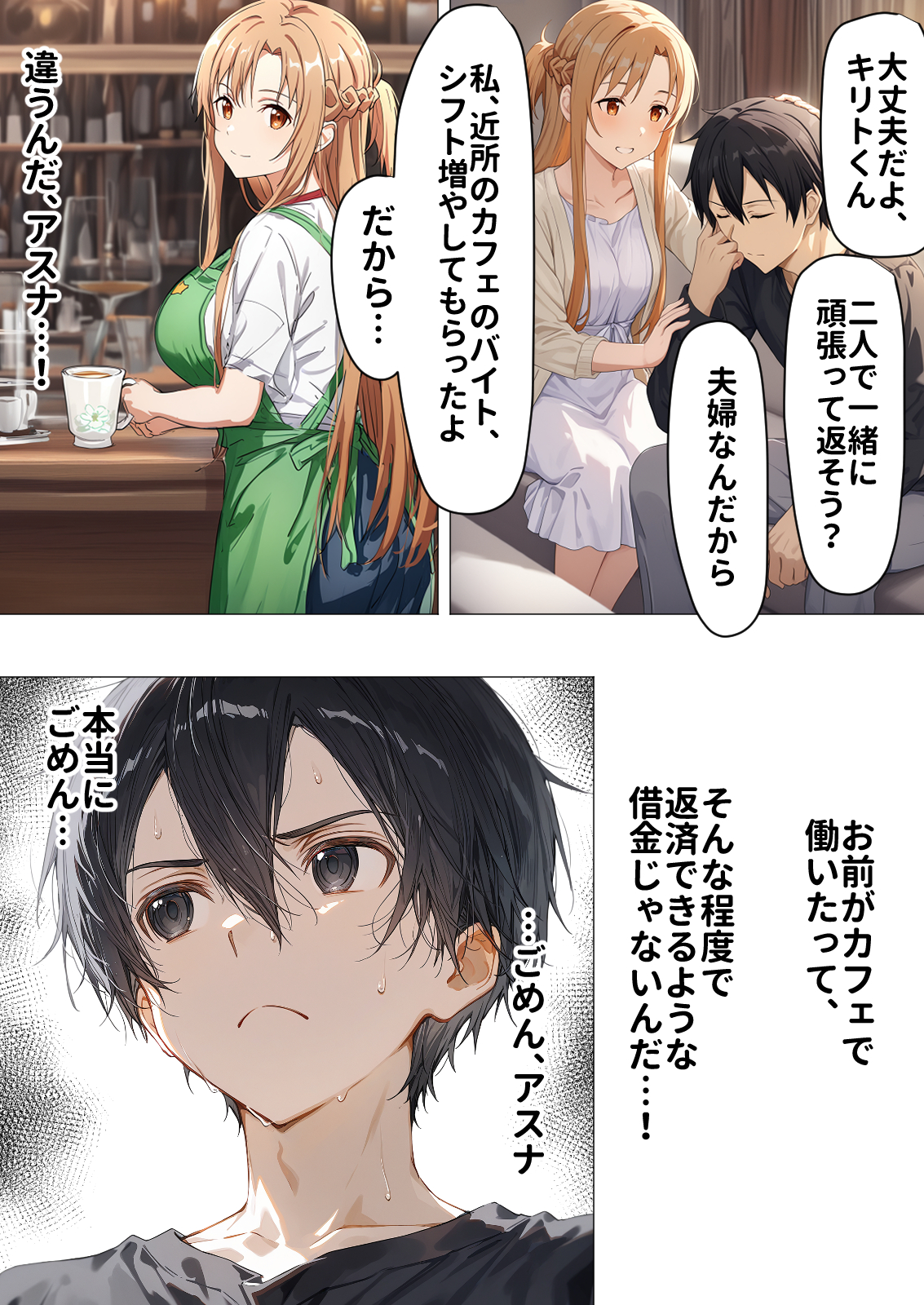 【総集編】SAOアスナ 寝取られ堕ちるヒロイン【1〜5巻】+新規115