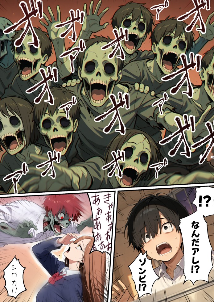 ゾンビに支配された学園で冴えない童貞のオタク君が少女たちの救世主になる話17