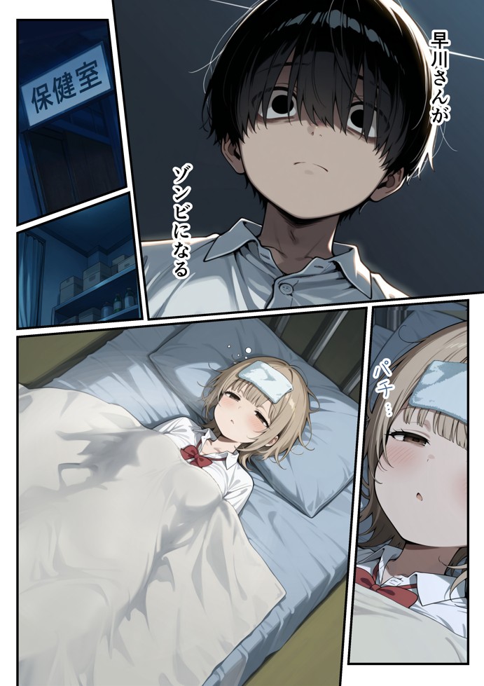 ゾンビに支配された学園で冴えない童貞のオタク君が少女たちの救世主になる話45