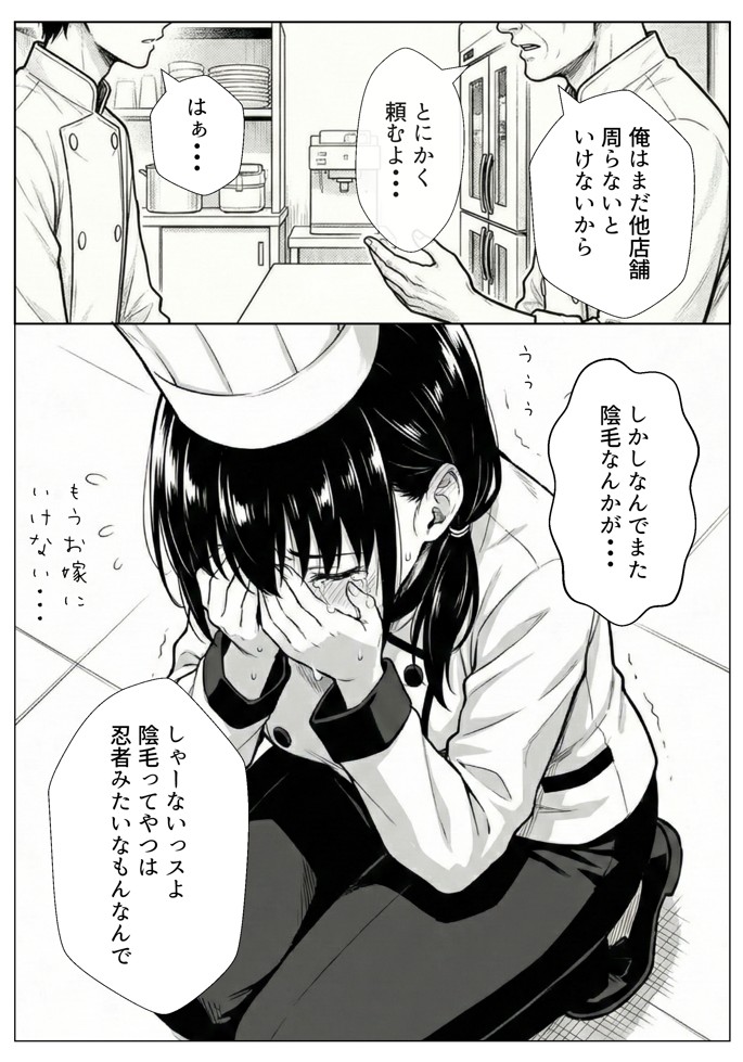 甘い過ちの代償 ケーキ陰毛混入で謝罪ホテル泊 むらむら先輩に要求されNTRされる彼氏持ち後輩パティシエ17