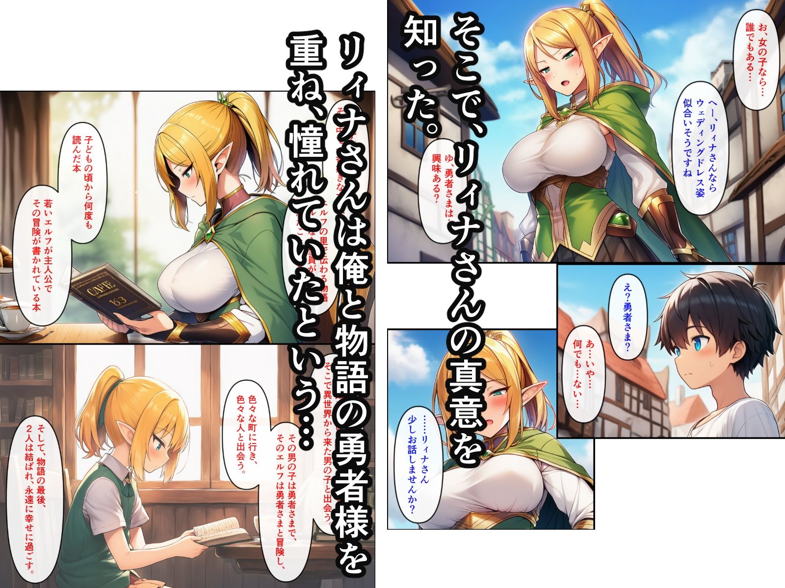 異世界転生して美人巨乳エルフ親子とらぶらぶセックスする話 〜娘編〜5