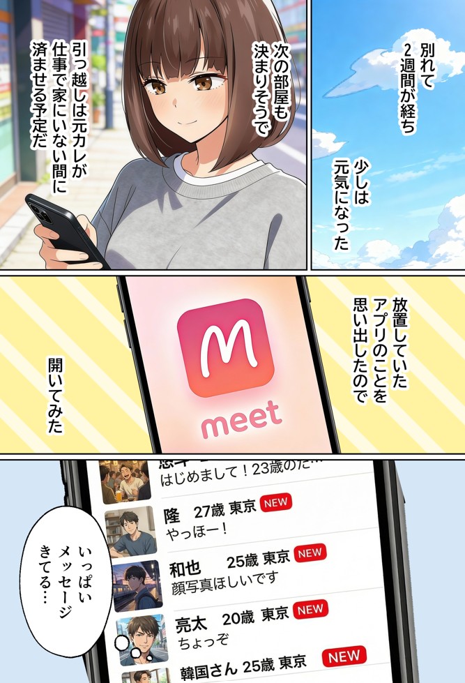 【実話】都合のいい女だったOL（23）がモラハラ彼氏から卒業して、マチアプで本命男を掴むまでwww34
