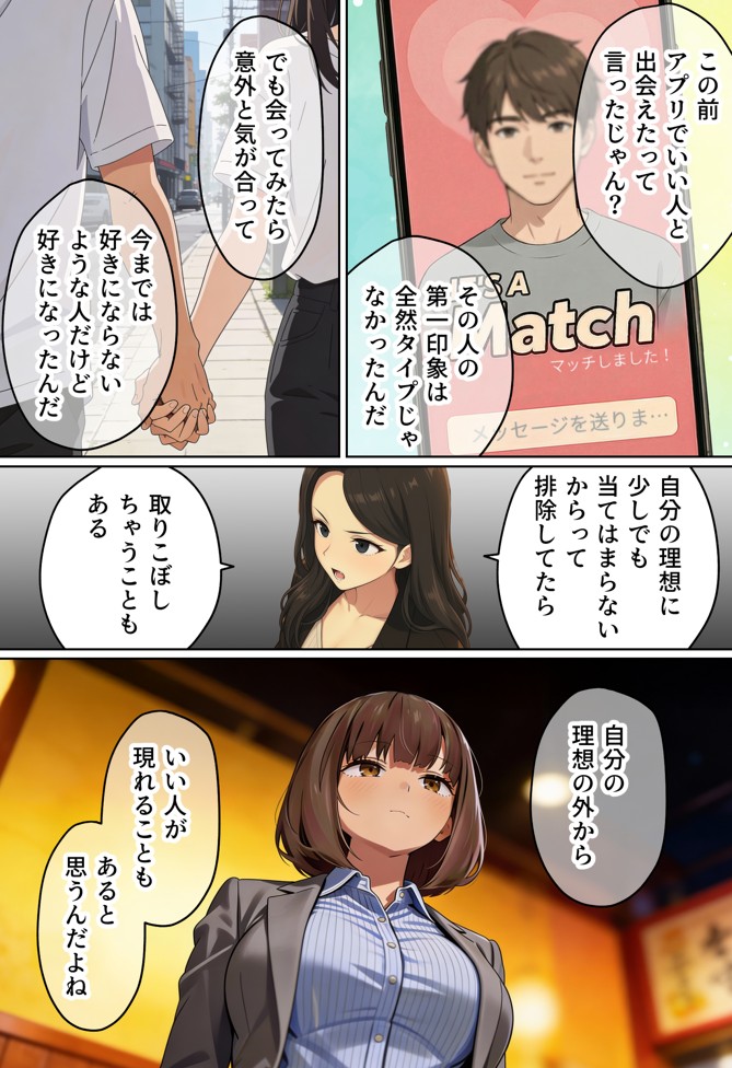 【実話】都合のいい女だったOL（23）がモラハラ彼氏から卒業して、マチアプで本命男を掴むまでwww48