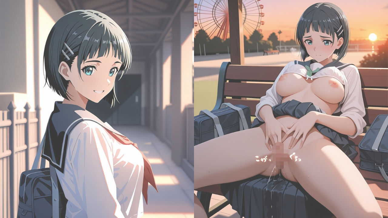 【ミダレ。Ep16】抗えない快楽に沈めたい 遊園密恋:桐ケ谷〇葉編 快楽堕ち序章437枚CG集2