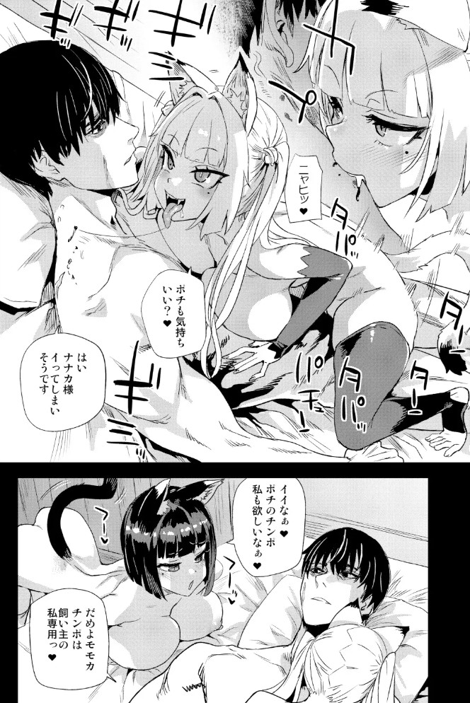 猫族娘はヒトを飼う。3