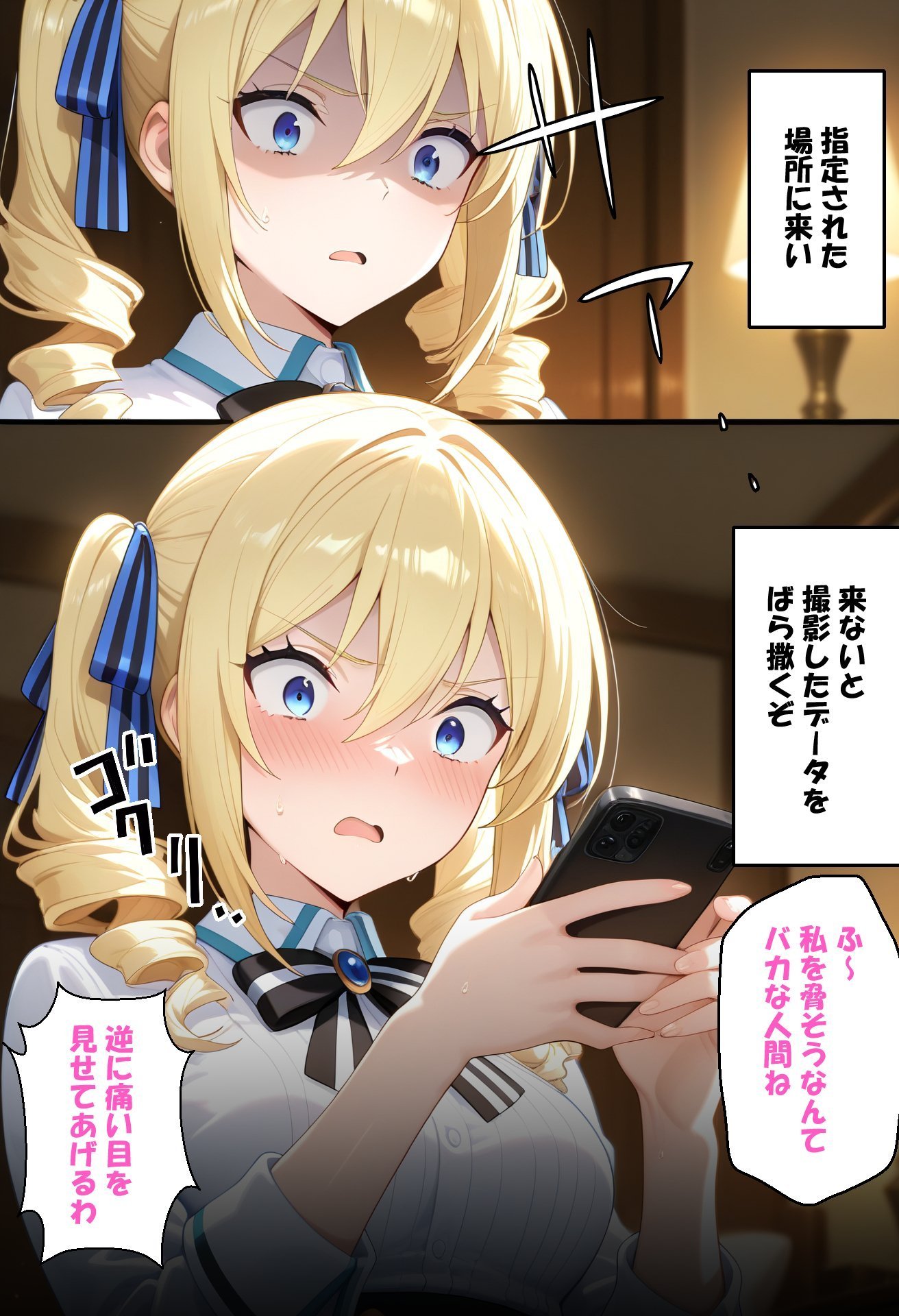 寝取られ女子 弱みをネタに支配された アンジェ〇ーナ=クドウ=シールズ19