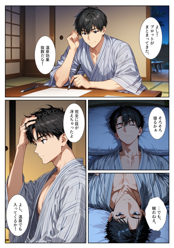 温泉宿の欲求不満な爆乳若女将は混浴露天風呂で孕ませ中出しセックスさせてくれました。19