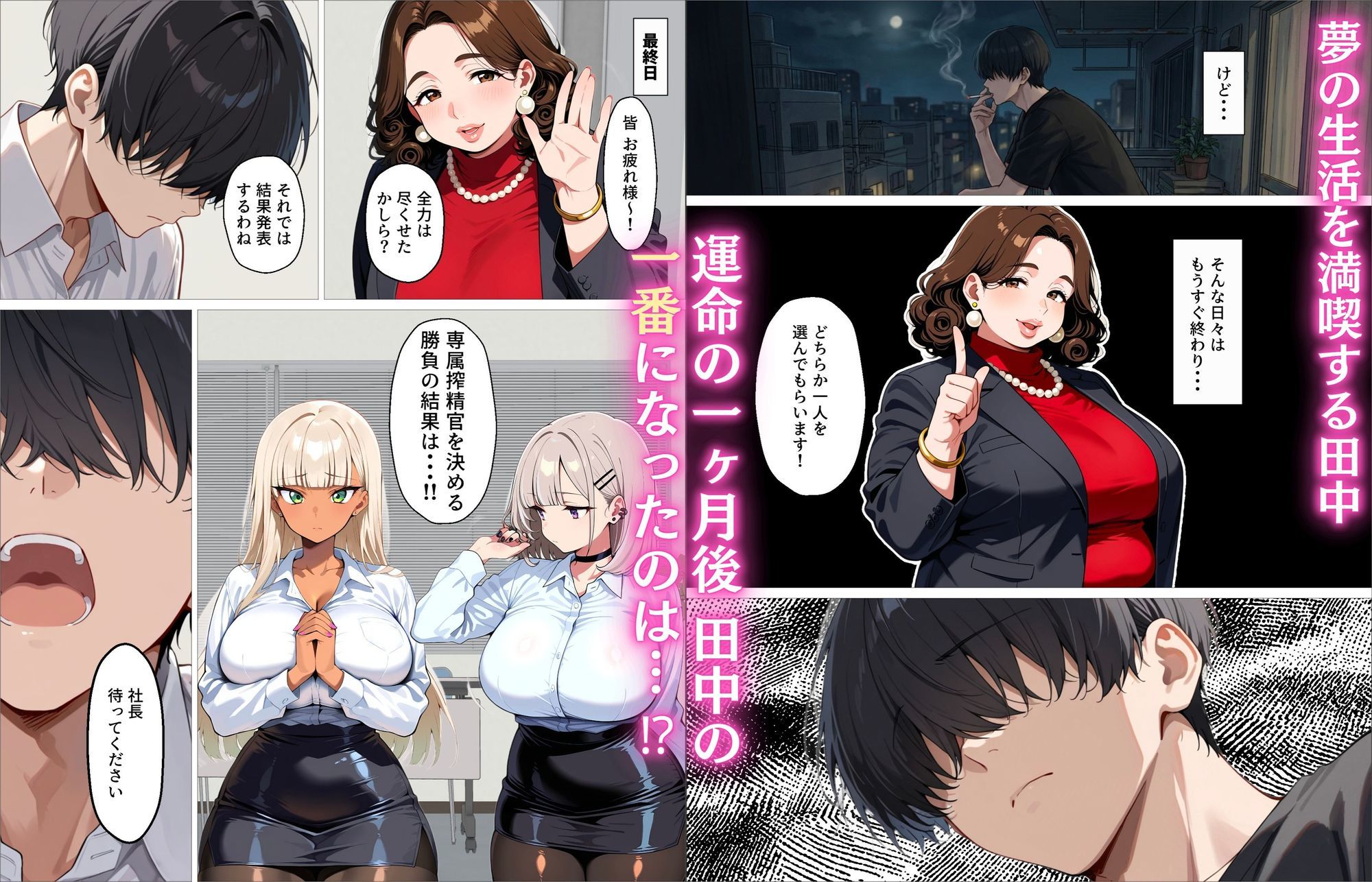 新卒の黒ギャルとダウナーギャルが「2人で」搾精してくれる話11