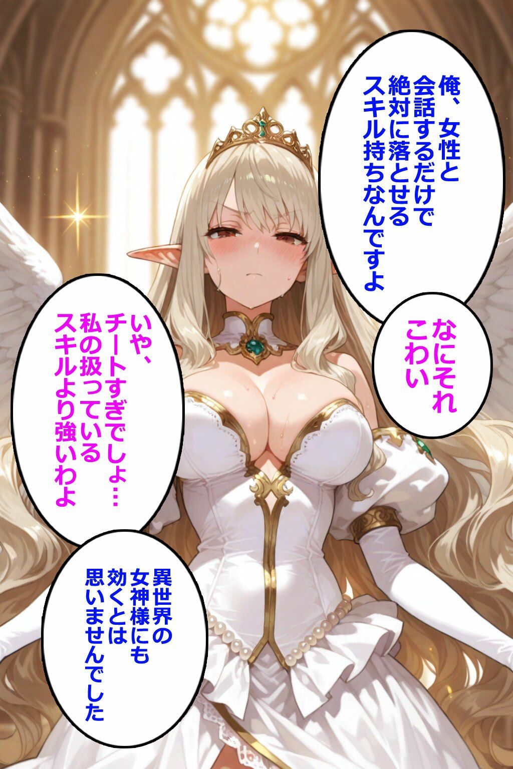 即堕ちクエスト 異世界でもその男と会話してはいけない 即堕ち2コマ6