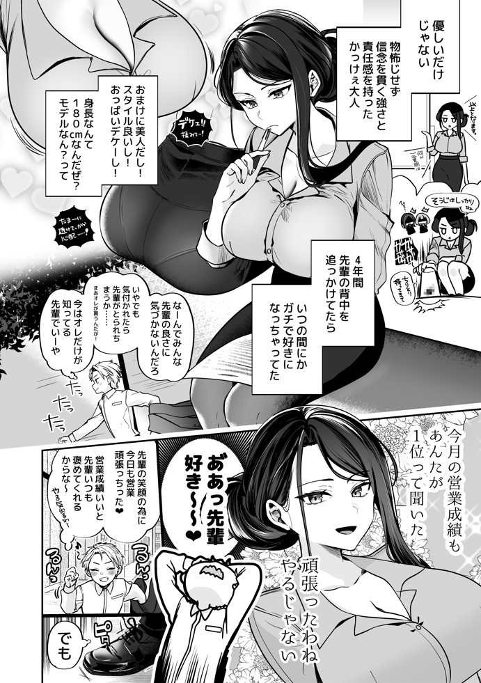 デカ女上司と元チャラ男の後輩くん#15