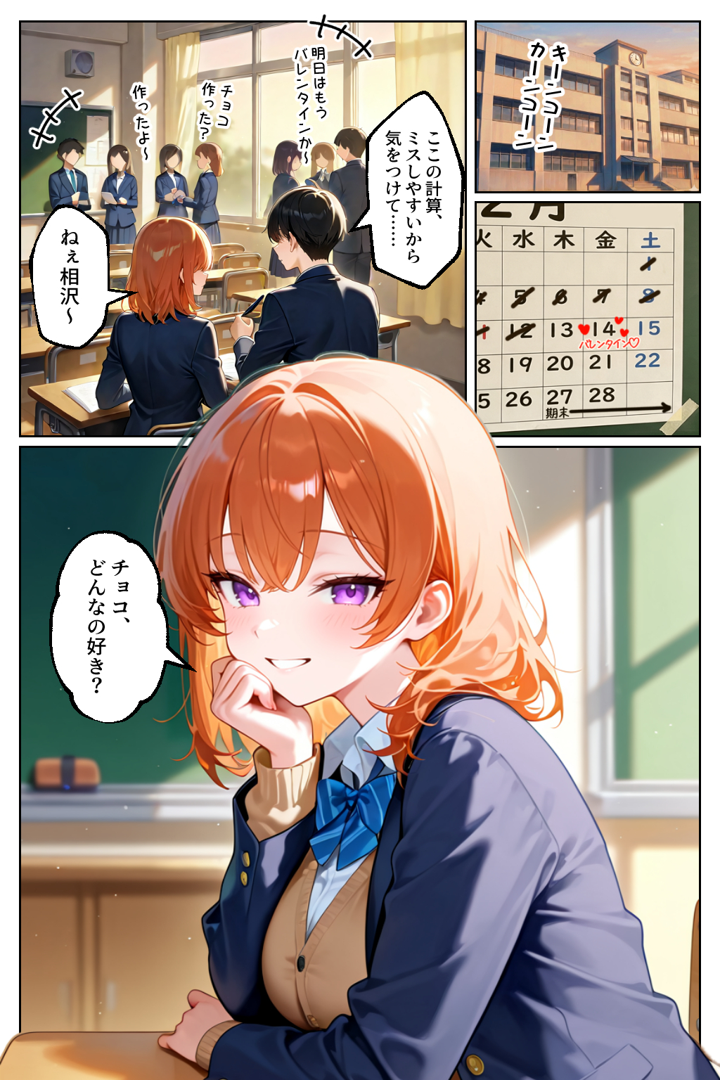 家出してきたクラスの人気ギャルが彼女になったらバレンタインに何度も中出しHさせてくれた話13