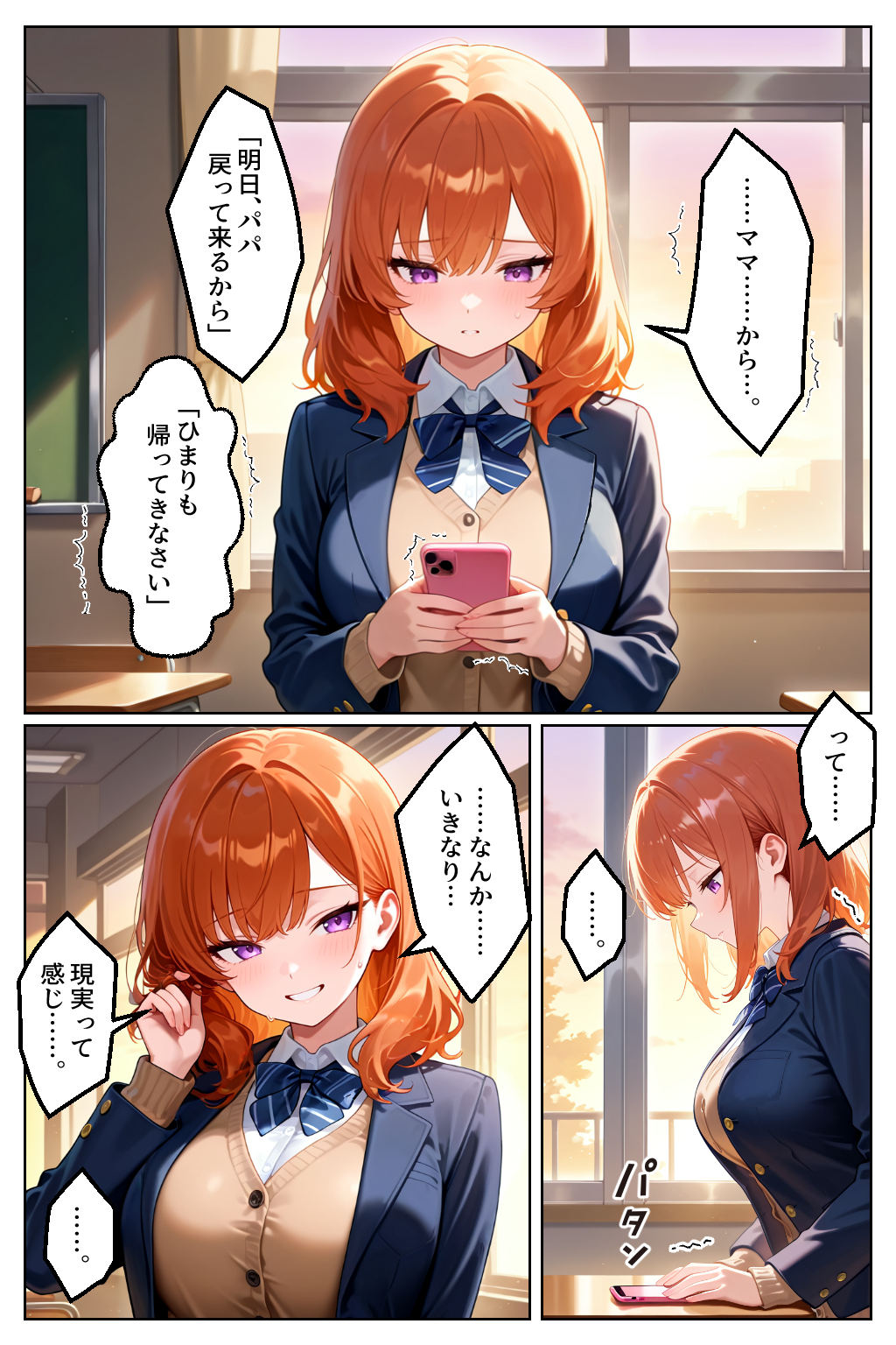 家出してきたクラスの人気ギャルが彼女になったらバレンタインに何度も中出しHさせてくれた話28