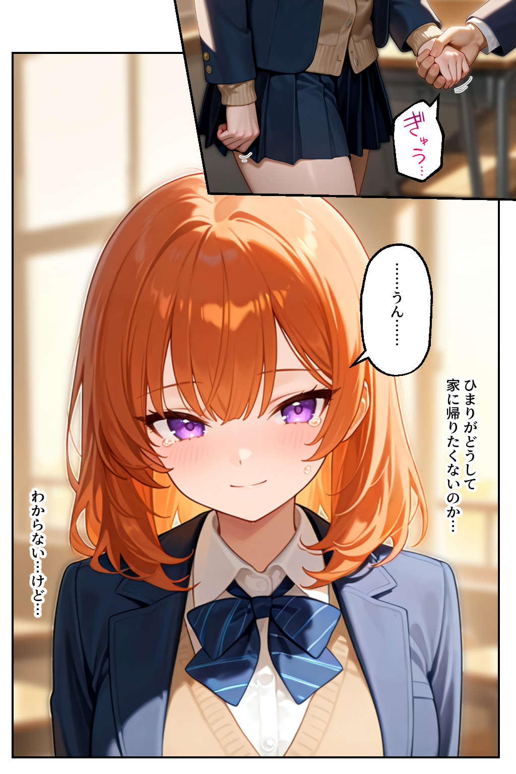 家出してきたクラスの人気ギャルが彼女になったらバレンタインに何度も中出しHさせてくれた話30