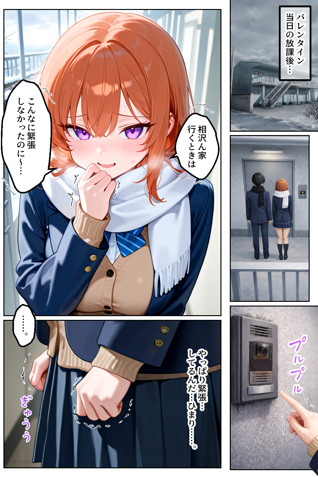 家出してきたクラスの人気ギャルが彼女になったらバレンタインに何度も中出しHさせてくれた話36