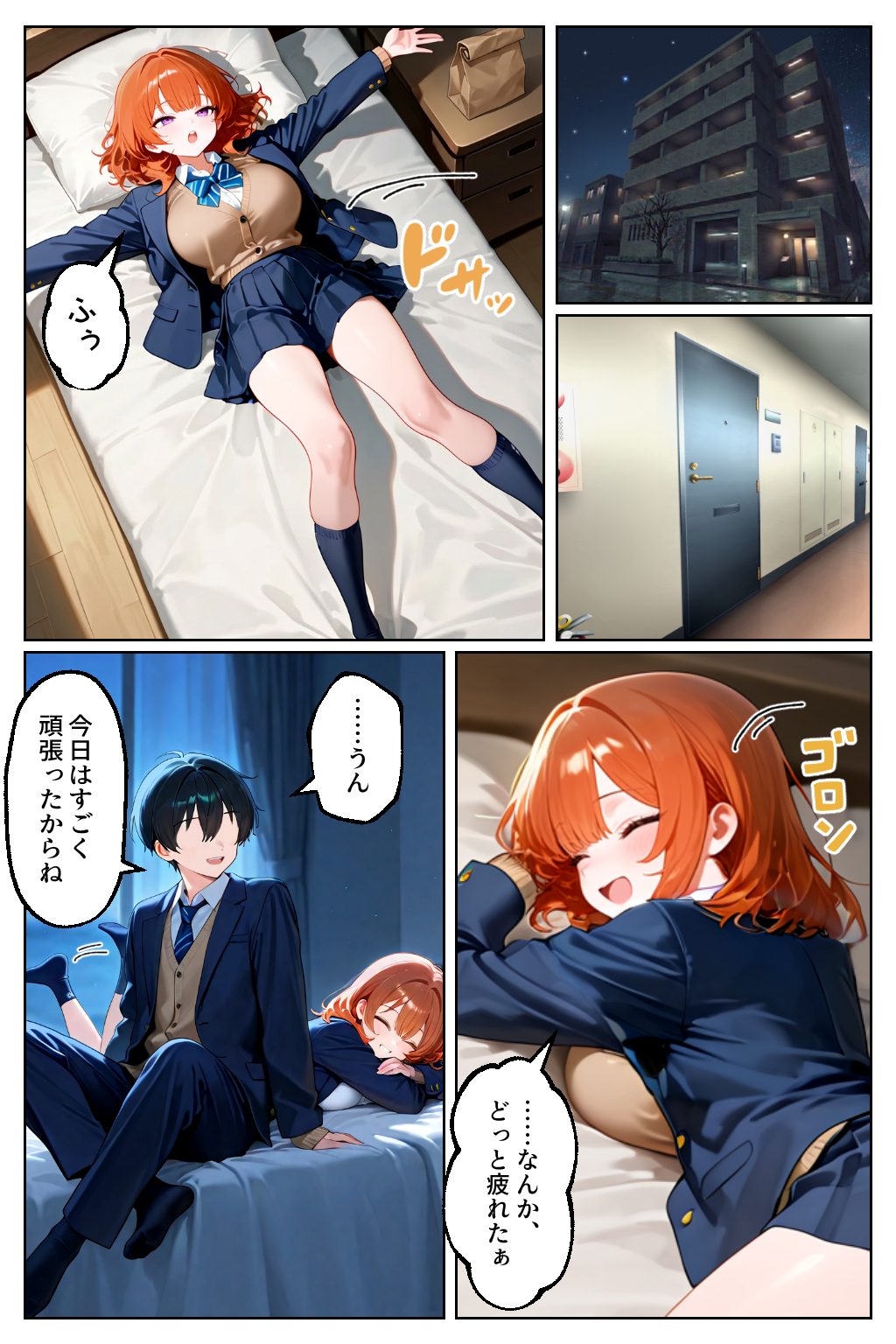 家出してきたクラスの人気ギャルが彼女になったらバレンタインに何度も中出しHさせてくれた話43