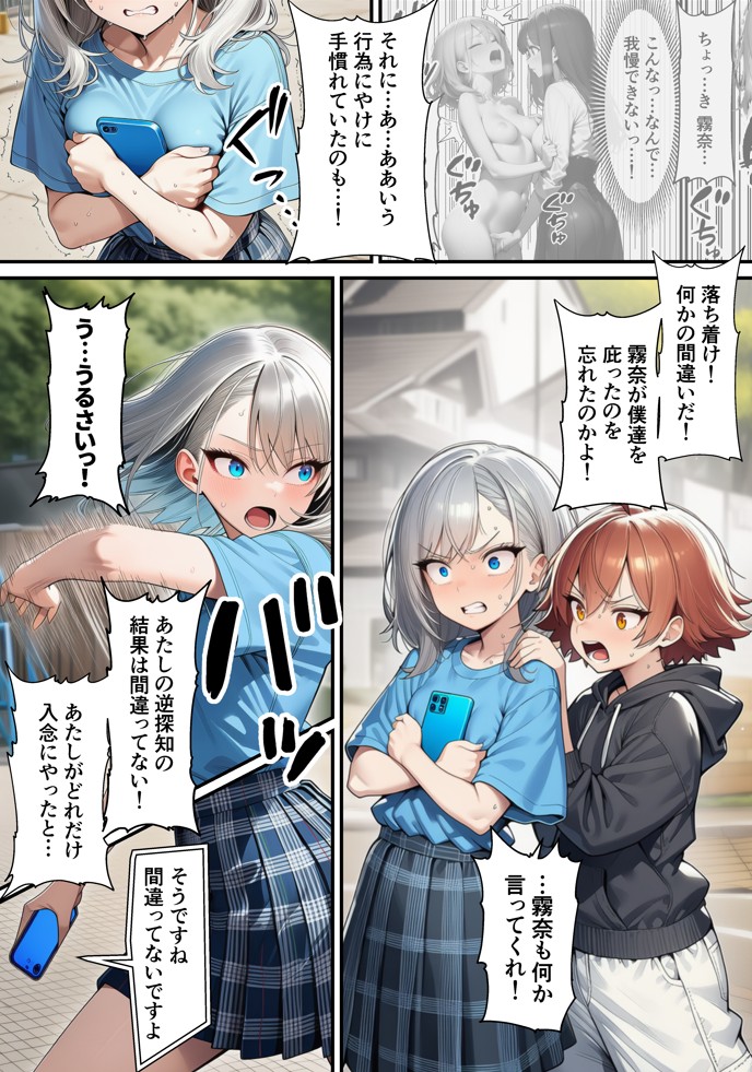 軽い罰ゲームのつもりが、親友三人まとめて弱みを握られ、羞恥指令に従わされるようになった話 ―中編―16