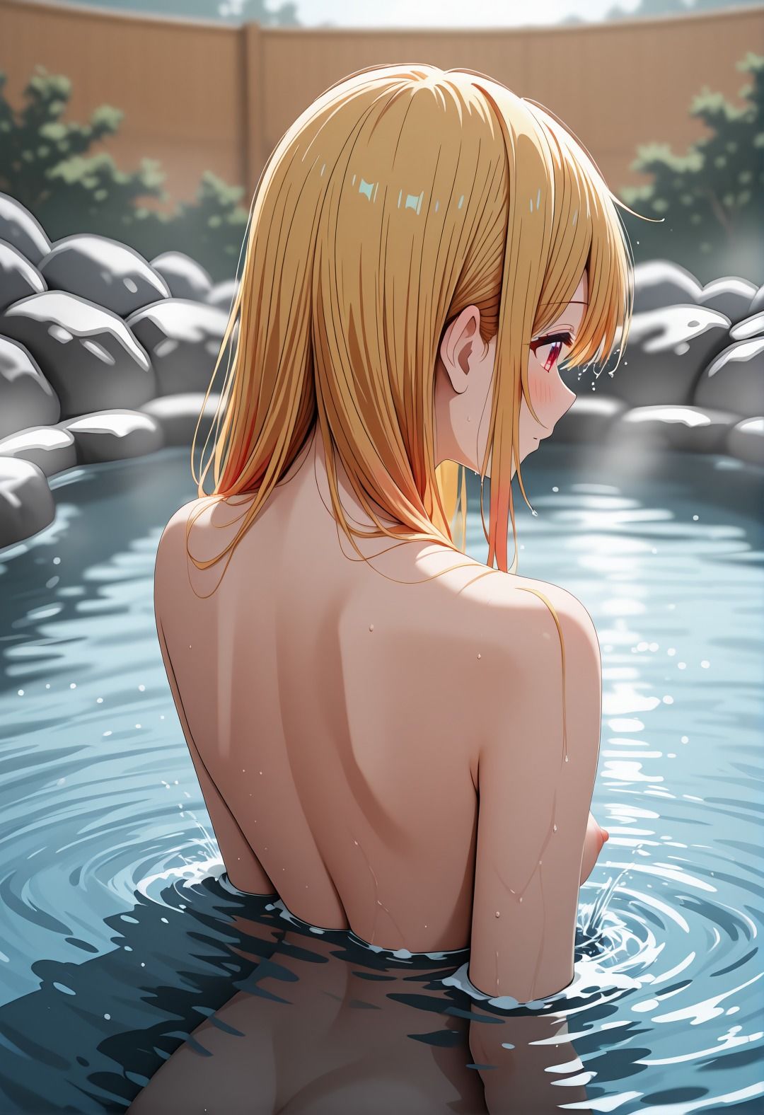 推しの◯星野◯ビー催●温泉旅館混浴洗体愛撫フェラ挿入凌●NTRエロCG集120枚5