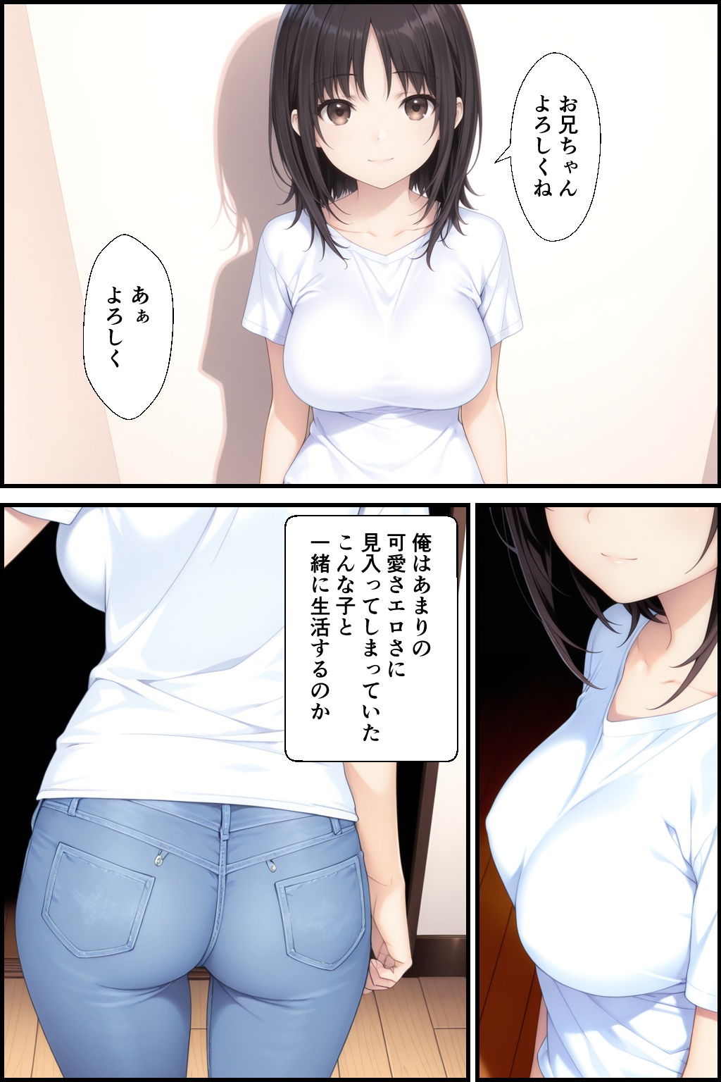 清楚系妹のおっぱいが凄すぎて我慢できず中出しした話12