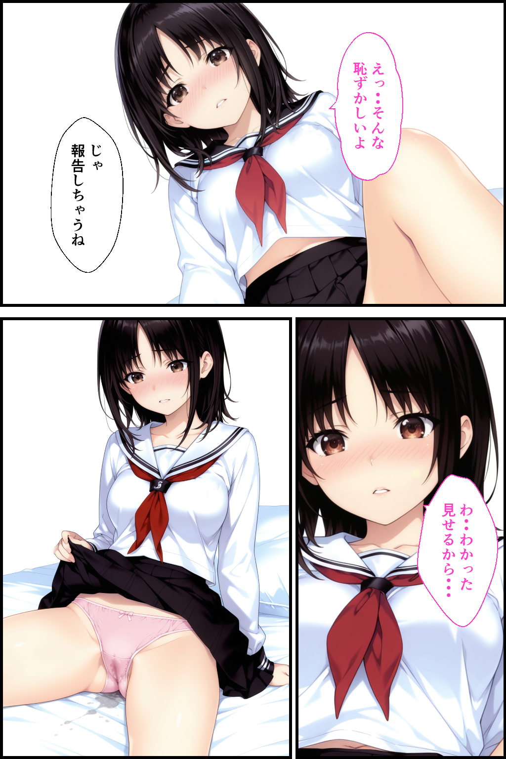 清楚系妹のおっぱいが凄すぎて我慢できず中出しした話25